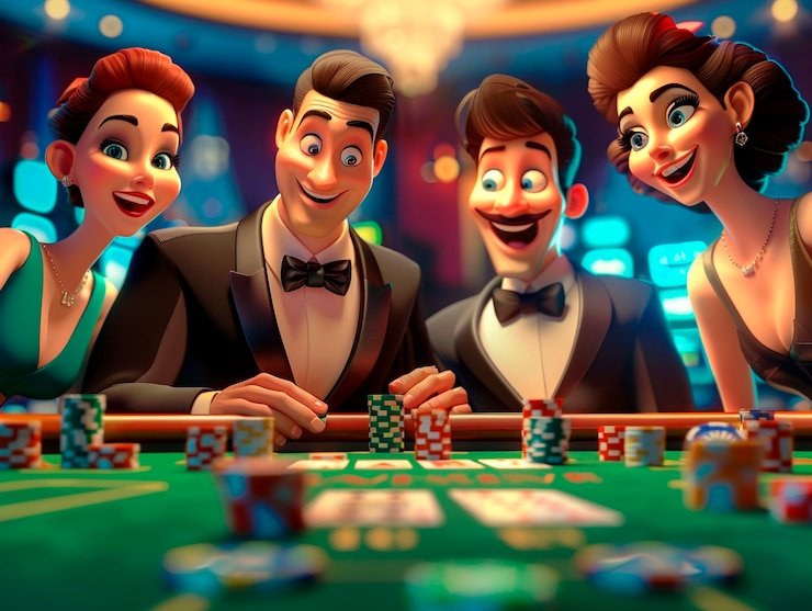 Tampilan Kasino Langsung Playtech hijau